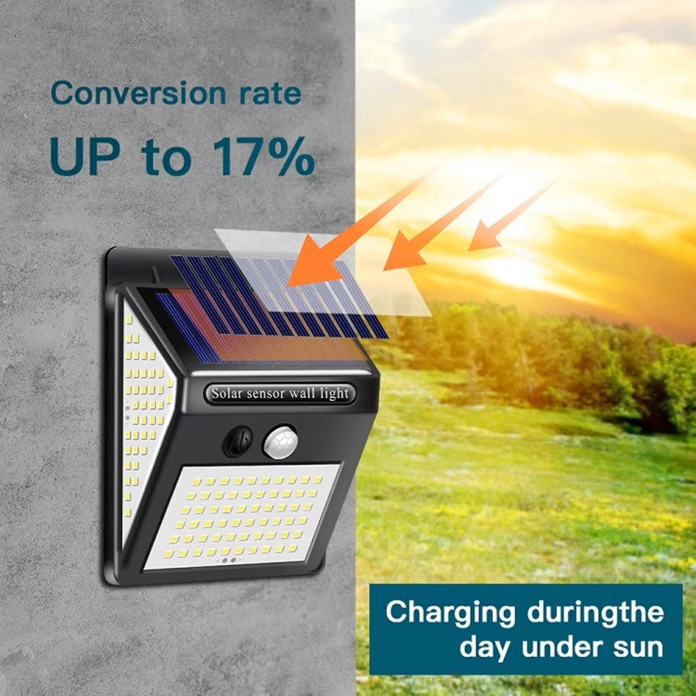 LED Solar Light Outdoor Solar Lamp Sensor Wall Light Waterproof Solar Powered Sunlight for Garden Decoration