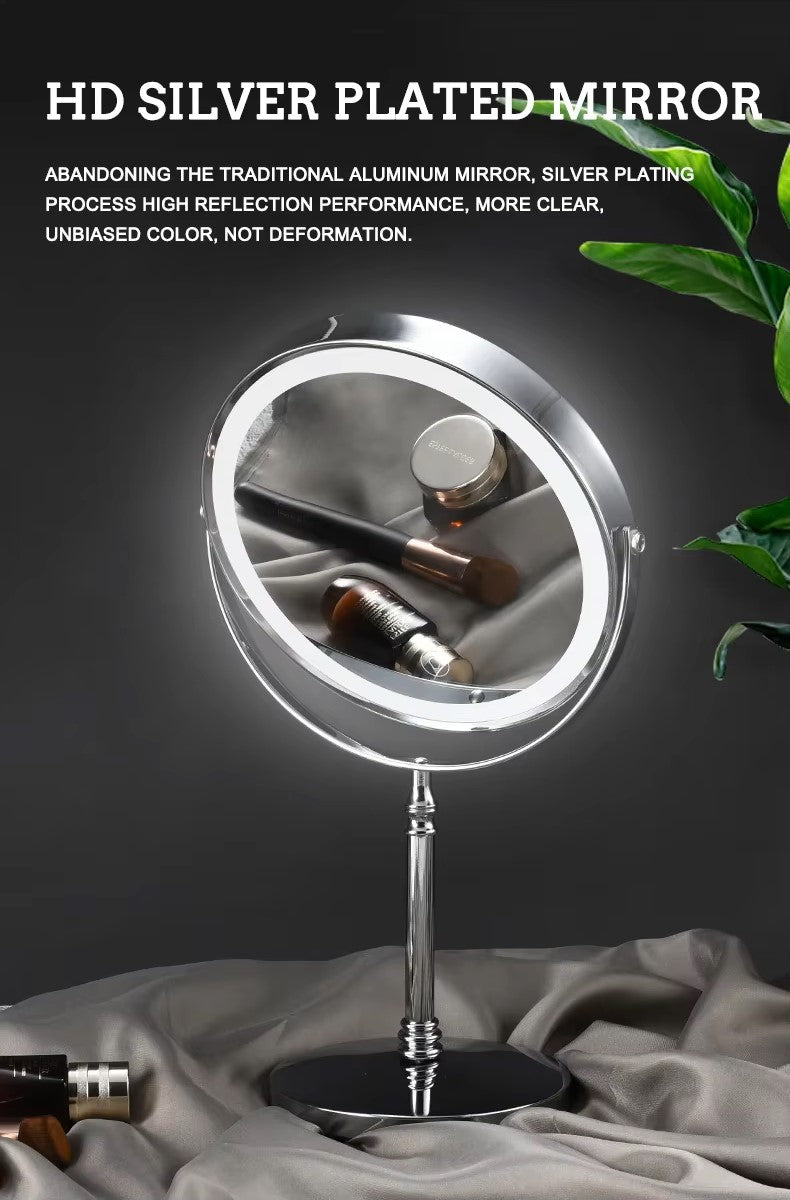 Makeup Mirror With Light USB Charging 10X Magnifying Vanity Mirror