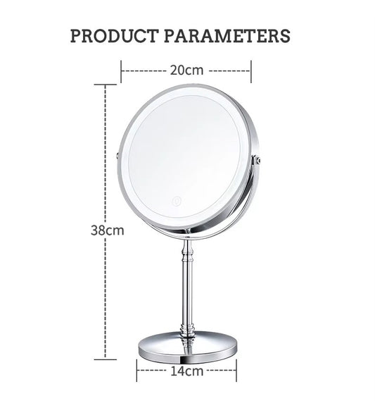 Makeup Mirror With Light USB Charging 10X Magnifying Vanity Mirror